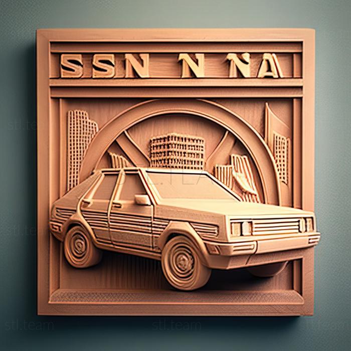 3D model Nissan Stanza (STL)